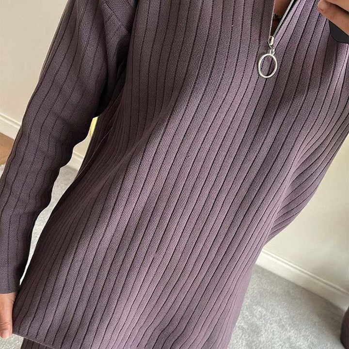 Levoire | Robe En Tricot Avec Fermeture Éclair