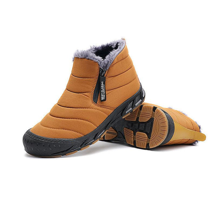 Levoire | Bottes De Neige Imperméables Et Chaudes En Cuir Synthétique Jaune