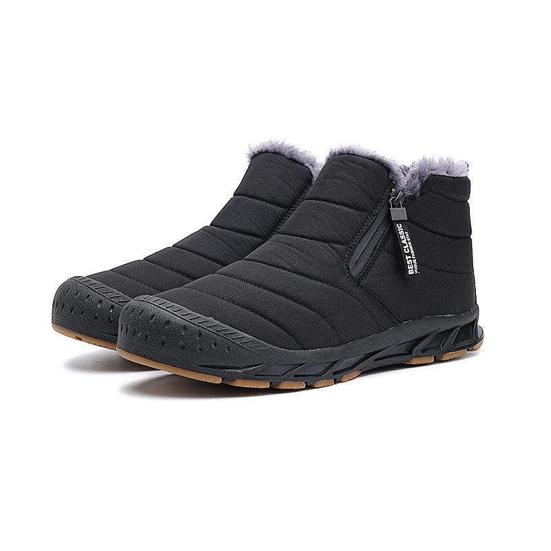 Levoire | Bottes De Neige Imperméables Et Chaudes En Cuir Synthétique Noir
