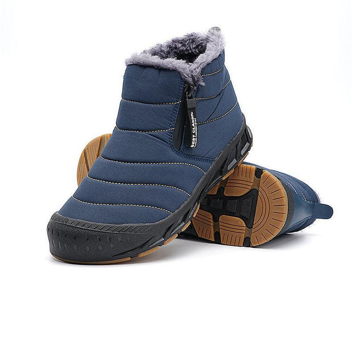 Levoire | Bottes De Neige Imperméables Et Chaudes En Cuir Synthétique Bleu