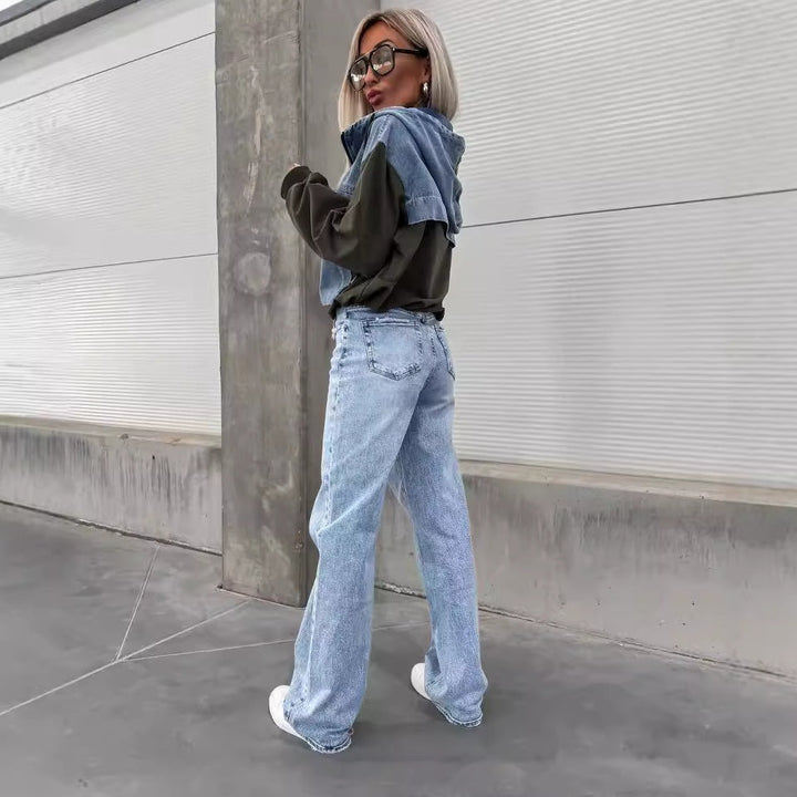 Levoire | Veste en jean avec capuche