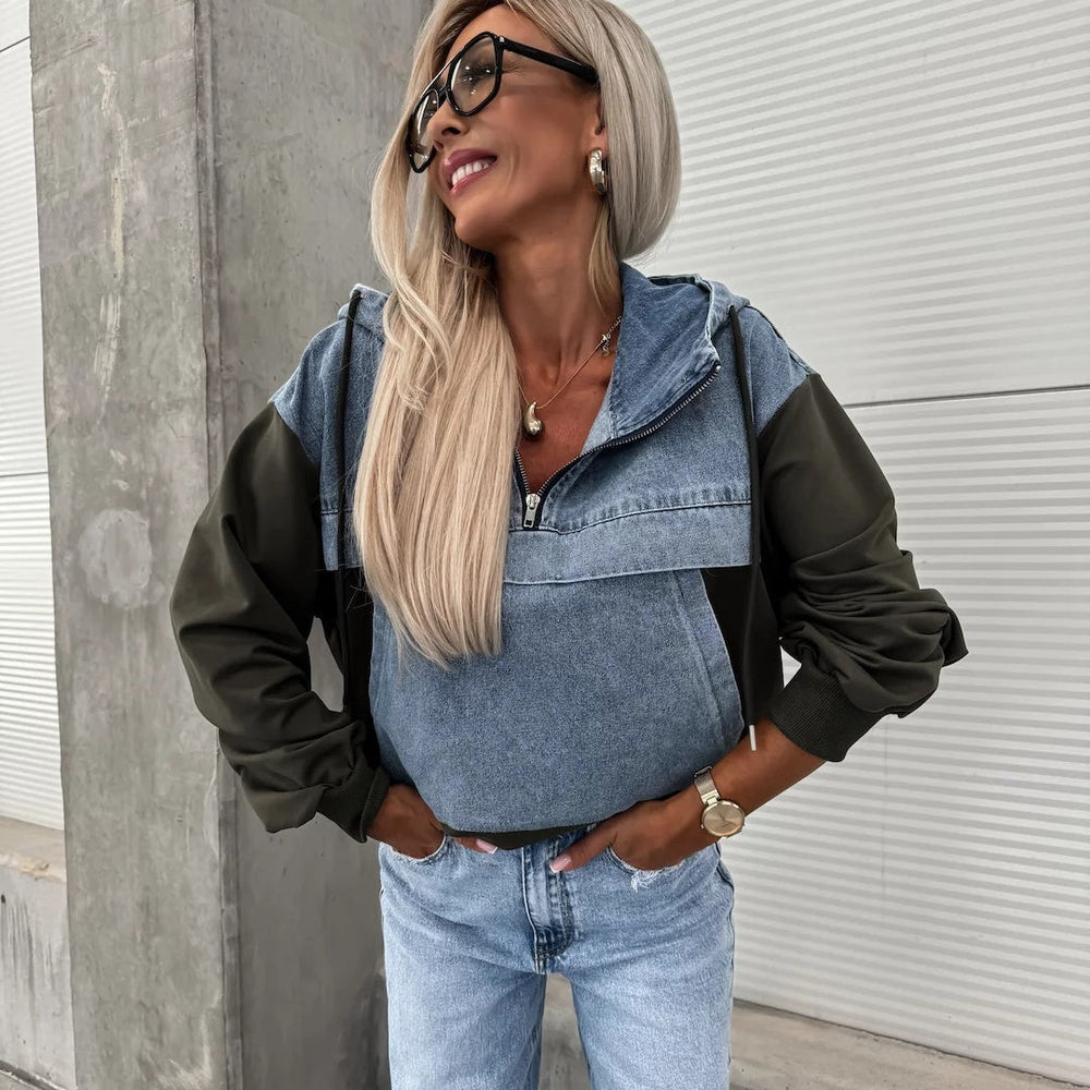 Levoire | Veste en jean avec capuche
