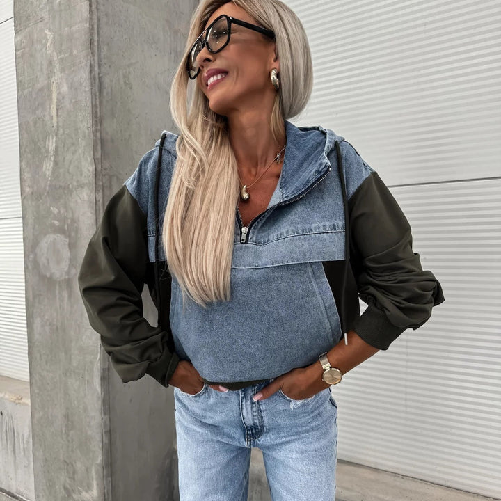Levoire | Veste en jean avec capuche