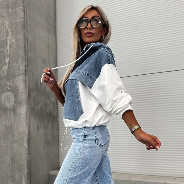 Levoire | Veste en jean avec capuche