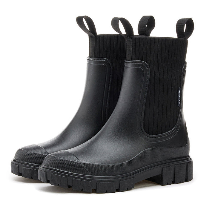 Levoire | Bottes imperméables à semelles épaisses Noir