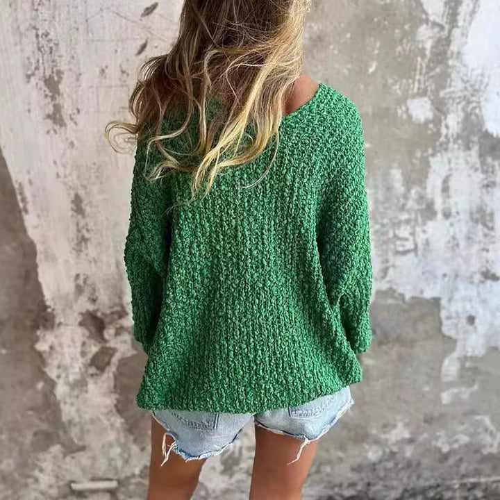 Levoire | Pull Au Crochet À Manches Longues Et Col V Profond