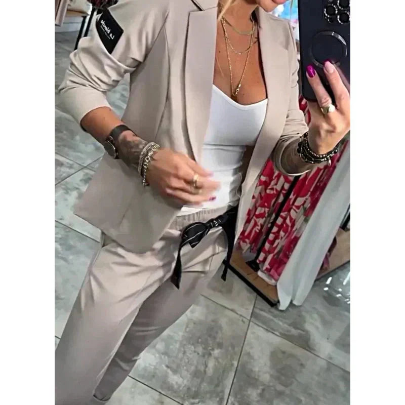 Levoire | Ensemble 2 Pièces, Composé D'Un Blazer Décontracté Et D'Un Pantalon