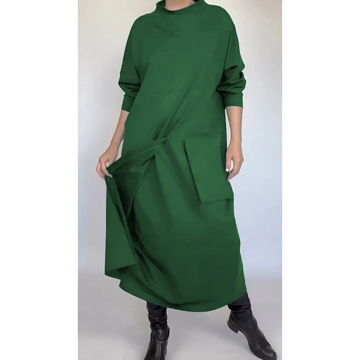 Levoire | Robe Longue, Large Et Décontractée Vert