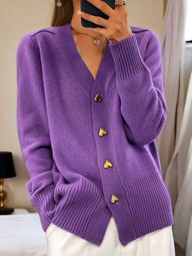 Levoire | Veste En Maille Élégante Violeta