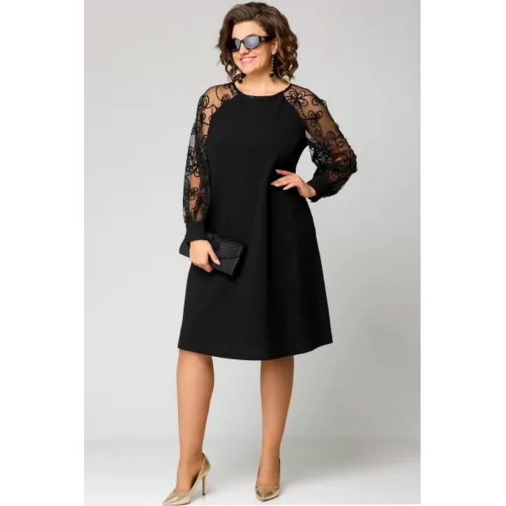 Levoire | Robe En Lace Lgante Avec En Col Rond