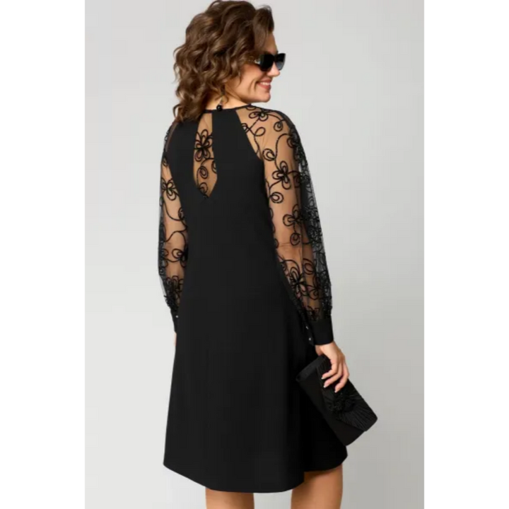 Levoire | Robe En Lace Lgante Avec En Col Rond