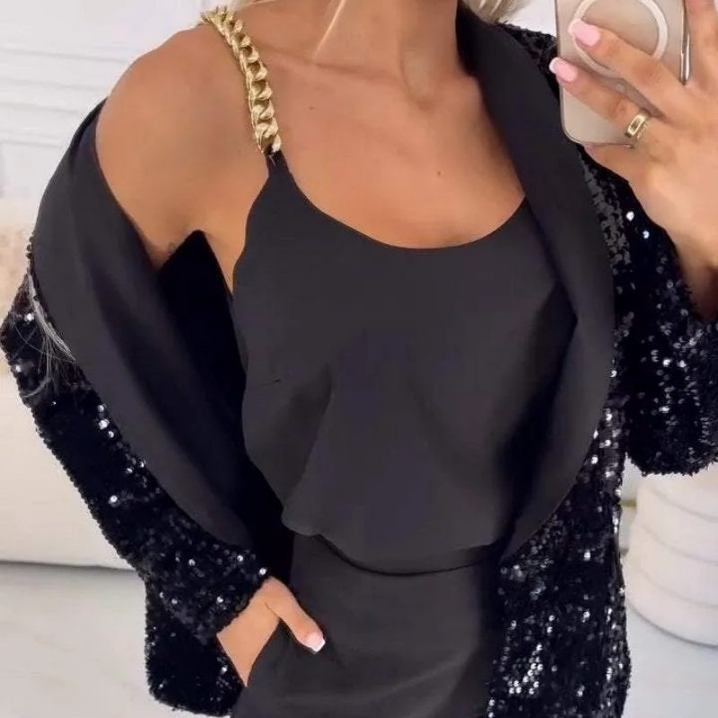 Levoire | Légante Veste Longue Manches Fr Femmes