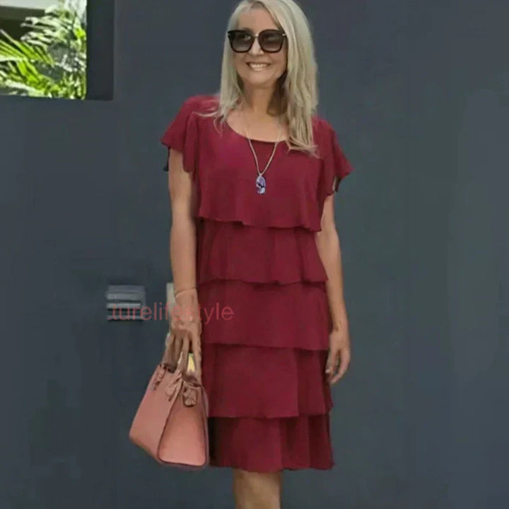 Levoire | Robe Plissée Ondulée Pour Femmes