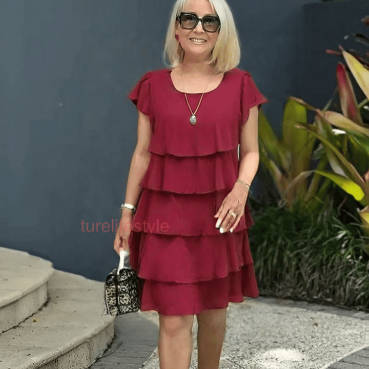Levoire | Robe Plissée Ondulée Pour Femmes