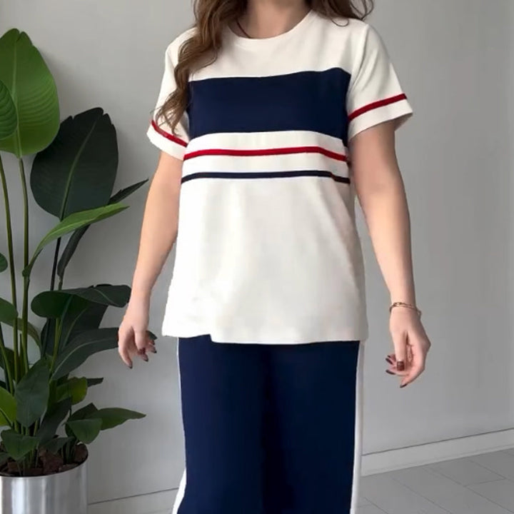 Levoire | T-Shirt Oversize Et Pantalon Décontracté Pour Femmes