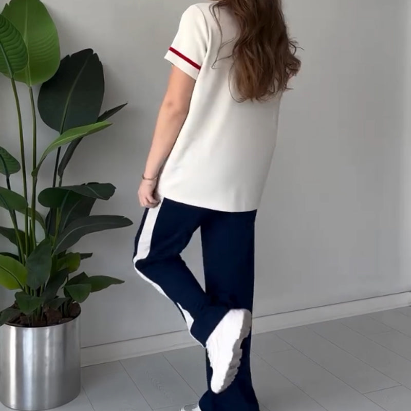 Levoire | T-Shirt Oversize Et Pantalon Décontracté Pour Femmes