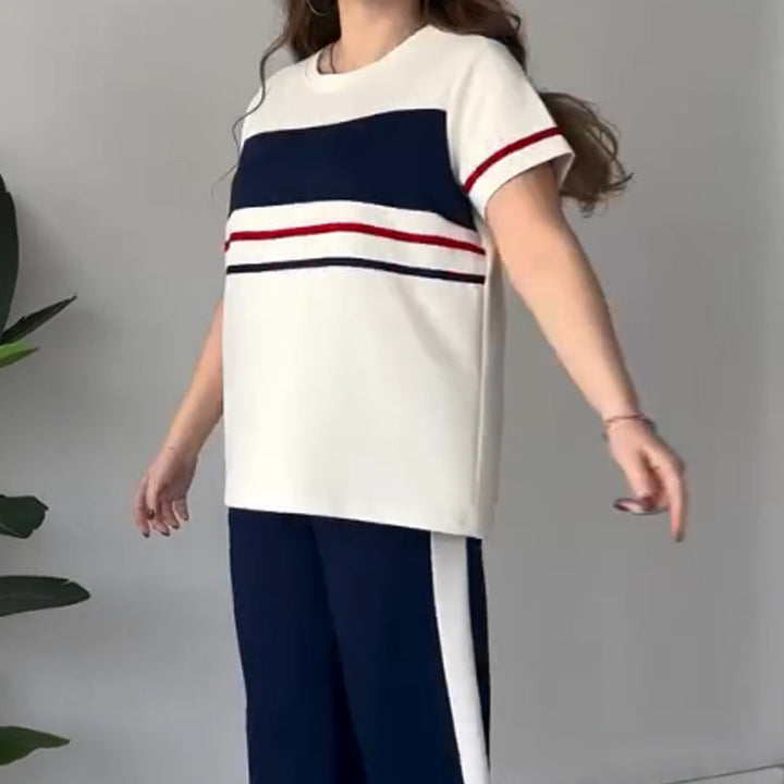 Levoire | T-Shirt Oversize Et Pantalon Décontracté Pour Femmes