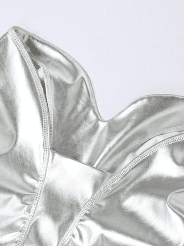 Levoire | Pantalon En Cuir Taille Basse Empilé