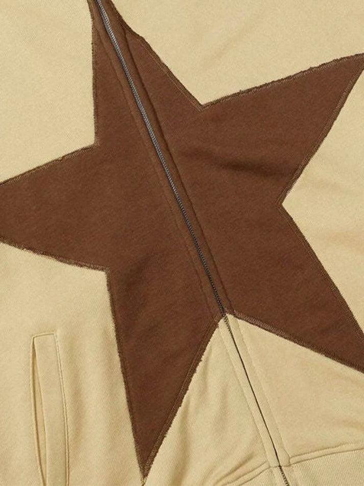 Levoire | Star Zip Up Taille Plus Grande Sweat À Capuche