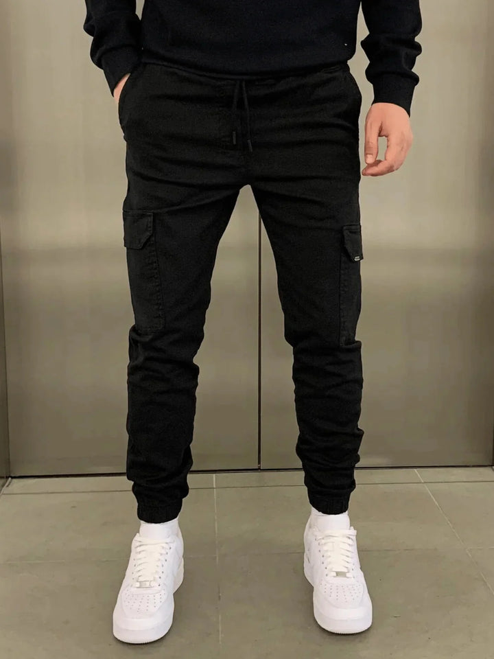 Levoire | Pantalon Cargo Premium Noir