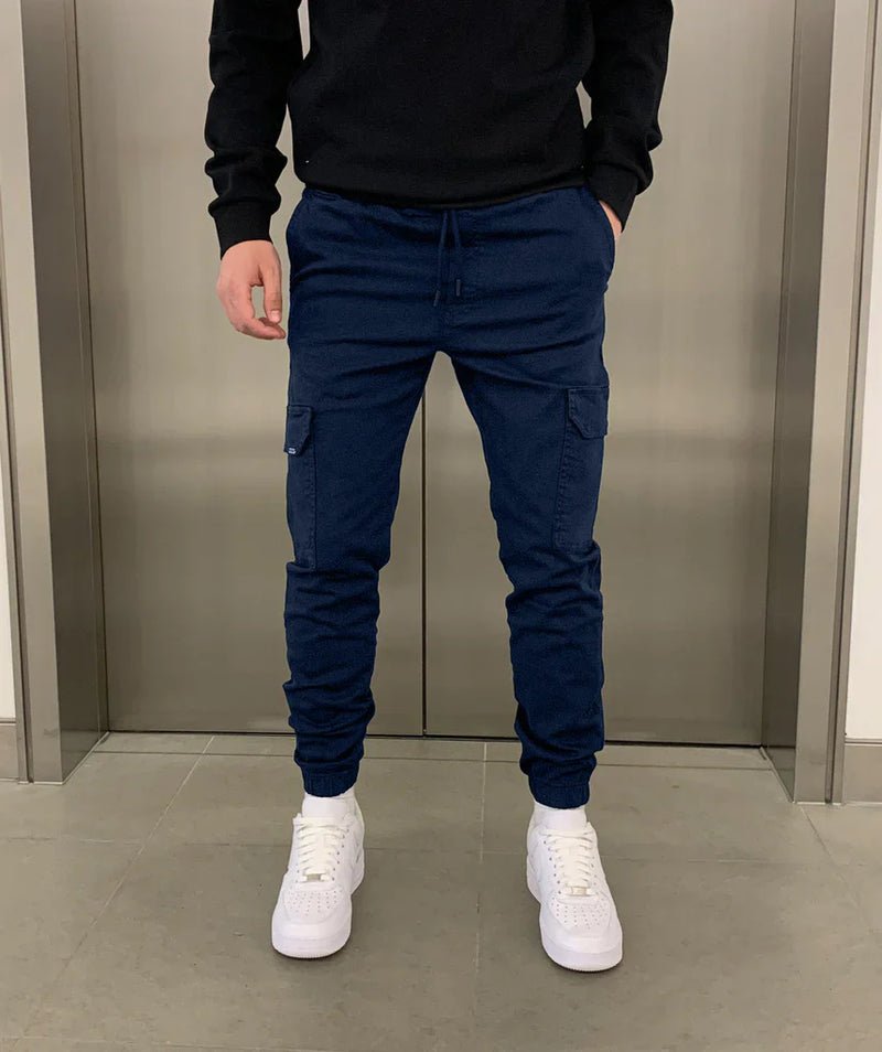 Levoire | Pantalon Cargo Premium Bleu