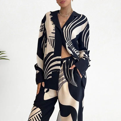 Levoire | Ensemble deux pièces décontracté pour femmes - Noir Noir