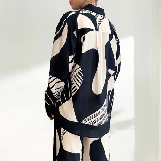 Levoire | Ensemble deux pièces décontracté pour femmes - Noir