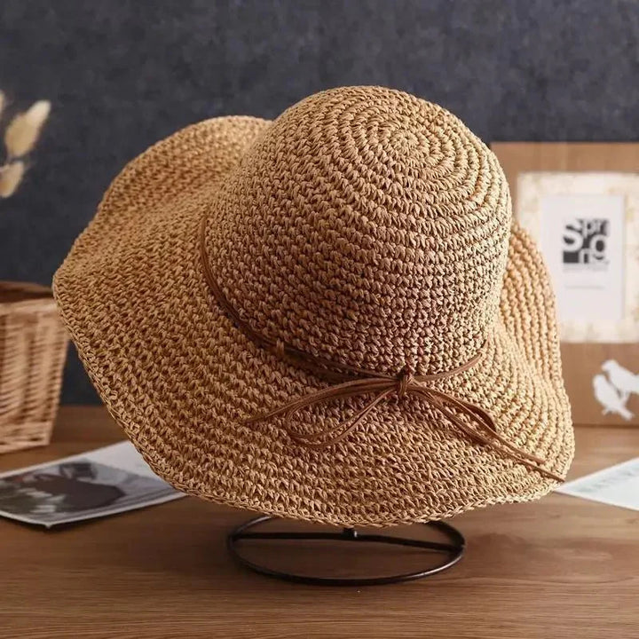 Levoire | Chapeau De Plage Panama Pour Femmes Khaki