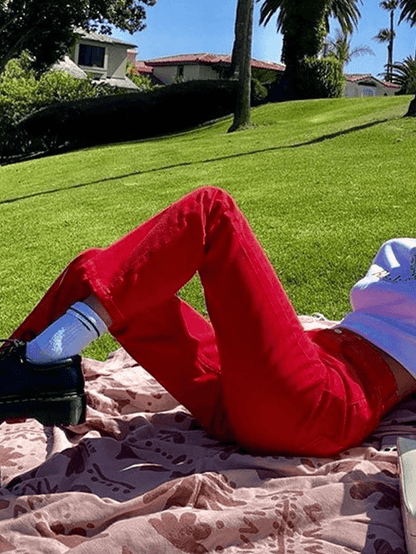 Levoire | Détail Brodé Jeans Boyfriend Délavés