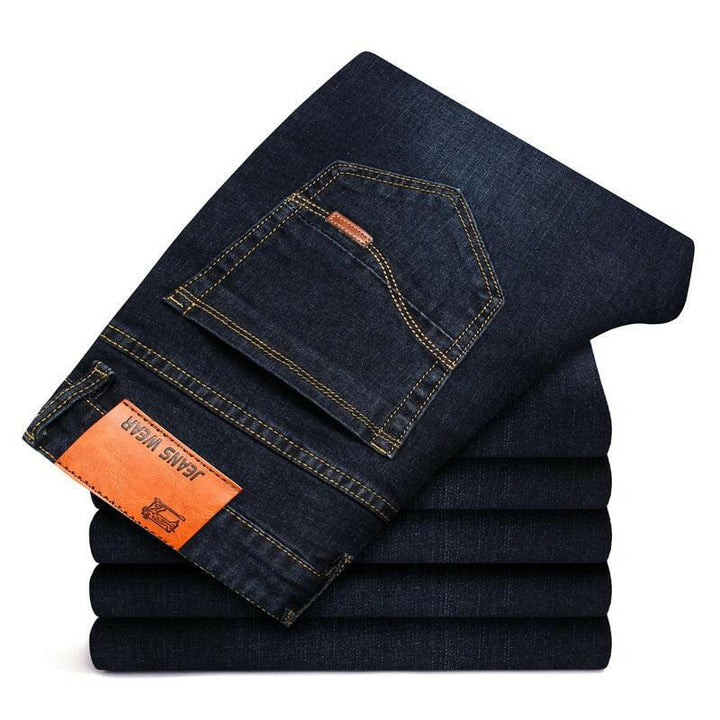 Levoire | Jean Décontracté Élastique En Denim Avec Coupe Droite Régulière