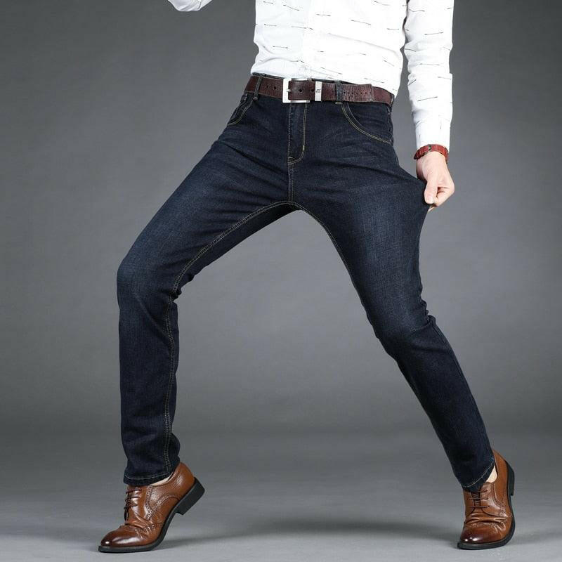 Levoire | Jean Décontracté Élastique En Denim Avec Coupe Droite Régulière