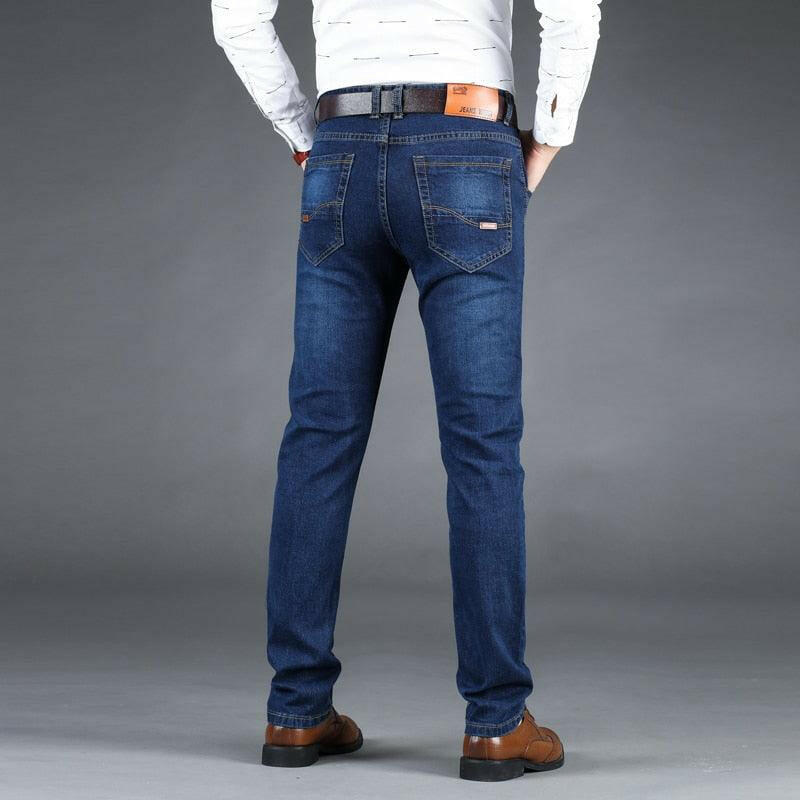 Levoire | Jean Décontracté Élastique En Denim Avec Coupe Droite Régulière