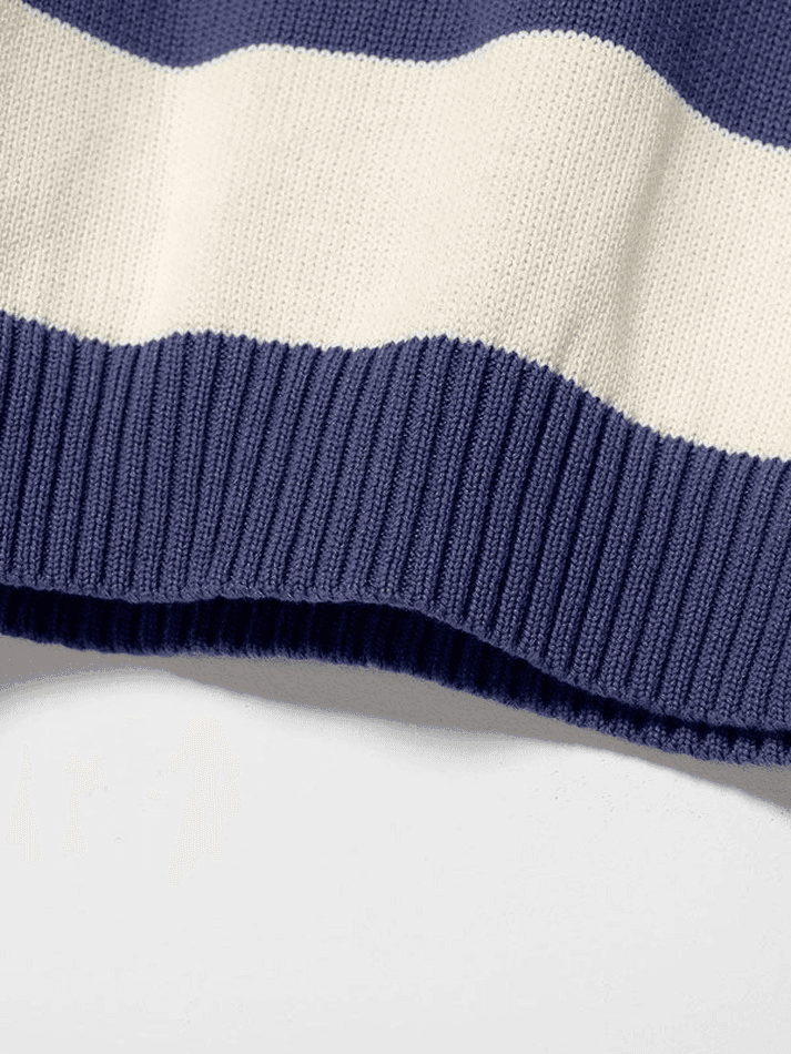 Levoire | Pull En Maille À Col Rond Rayé