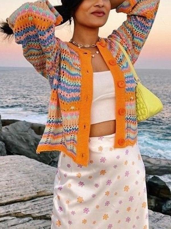 Levoire | Gilet En Tricot Rayé