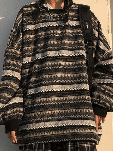 Levoire | Pull Rayé En Tricot