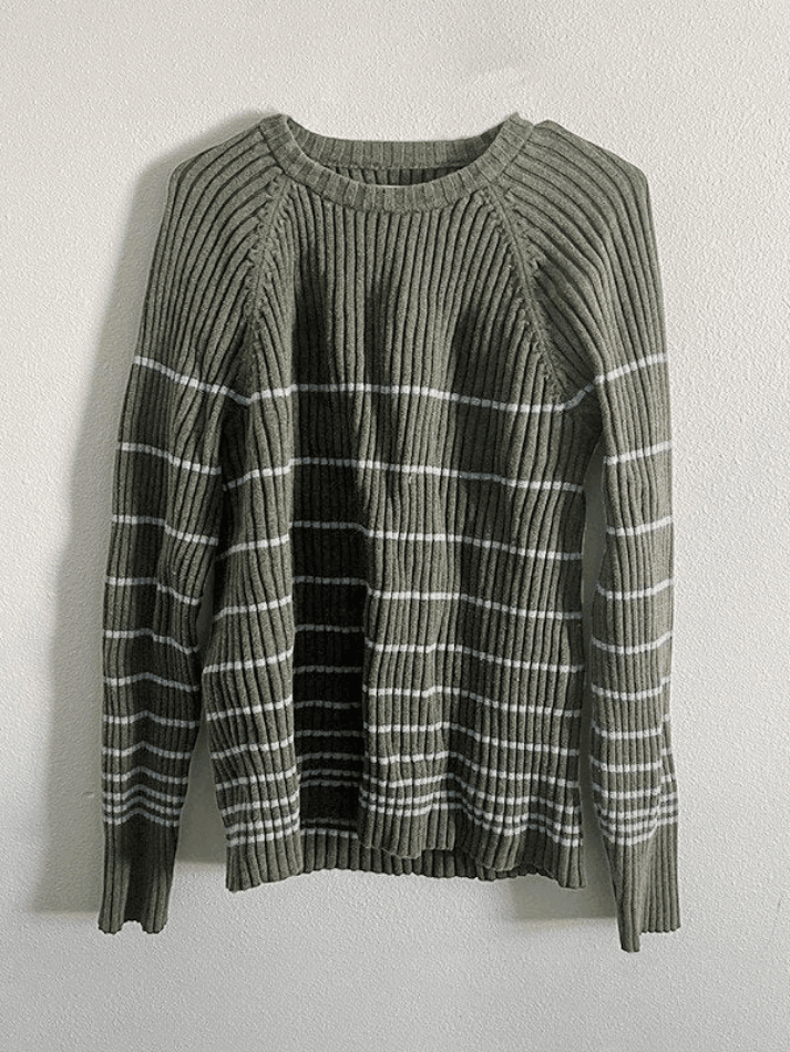Levoire | Pull En Rib Côtelé Rayé