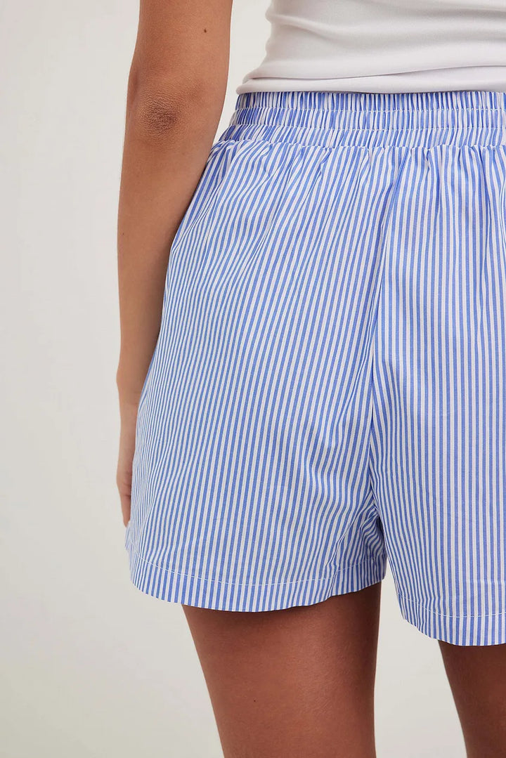 Levoire | Ensemble De Shorts Et De Blouse Rayés
