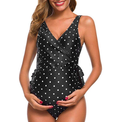 Levoire | Maillot De Bain Pour Femmes Enceintes Noir et blanc