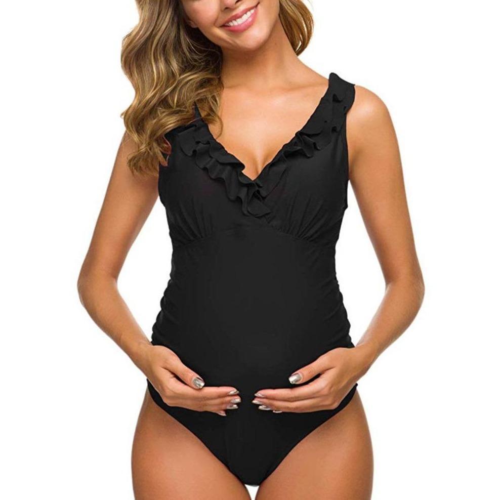 Levoire | Maillot De Bain Pour Femmes Enceintes Noir