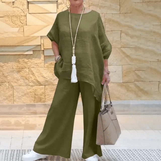Levoire | Ensemble Loisir Tendance Femme Vert