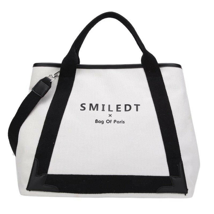 Levoire | Sac À Bandoulière En Toile Élégante Avec Sangle Réglable Blanc