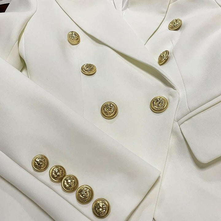 Levoire | Femme Veste De Costume Croisée Classique Européenne