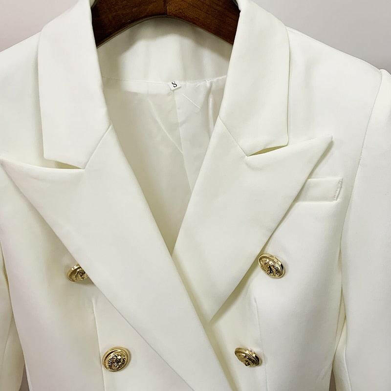 Levoire | Femme Veste De Costume Croisée Classique Européenne