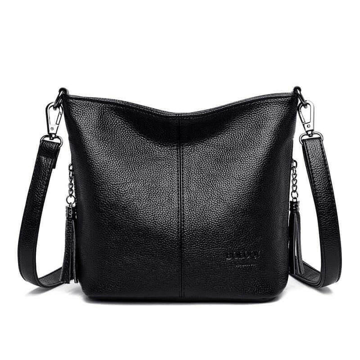 Levoire | Sac À Bandoulière En Cuir Rester Organisé Avec Style ! Noir