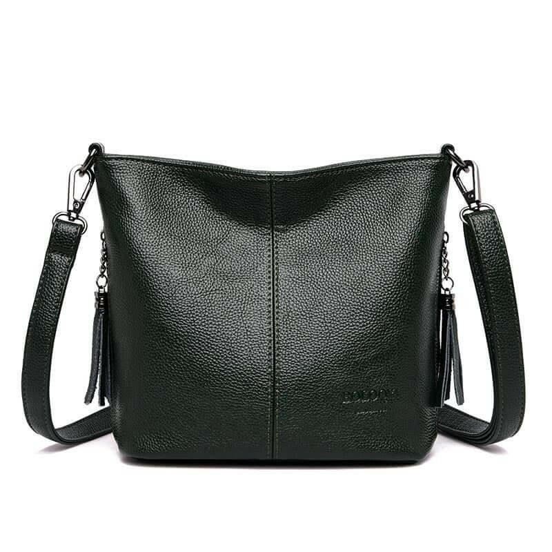 Levoire | Sac À Bandoulière En Cuir Rester Organisé Avec Style ! Vert