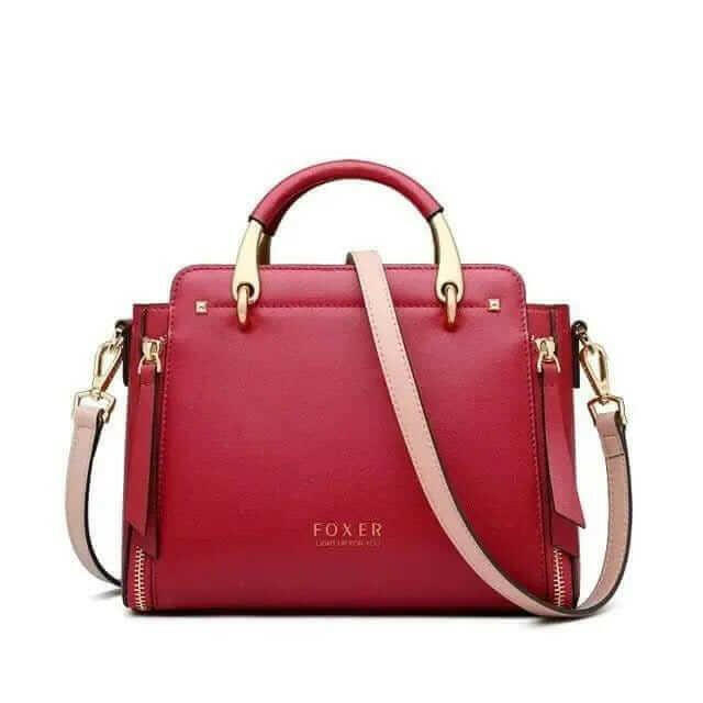 Levoire | Sac À Bandoulière En Cuir Véritable Stylé Pour Le Quotidien ROT & GOLD