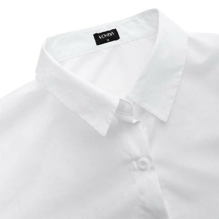 Levoire | Chemise Grande Taille À Col Montant Élégant