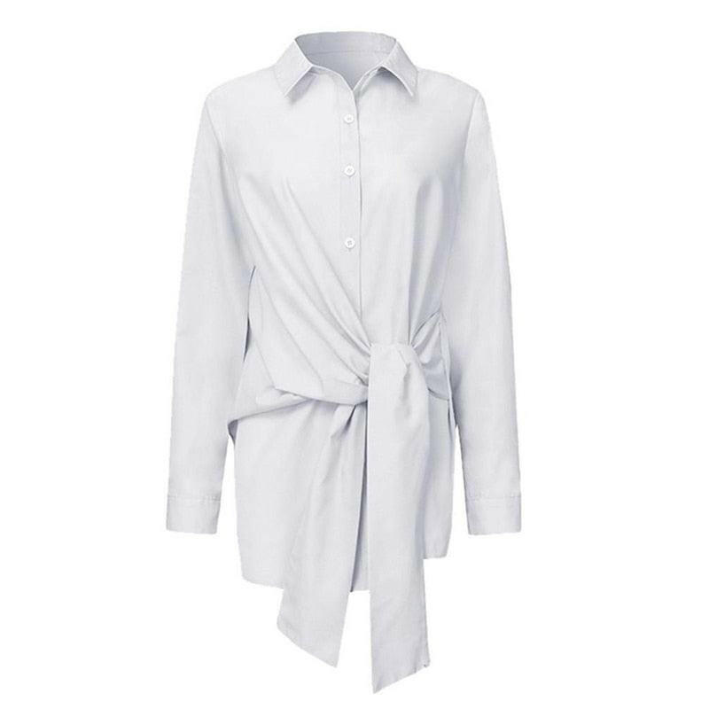 Levoire | La Chemise À Manches Longues Avec Col Et Bande Avant Style Et Confort Sans Effort