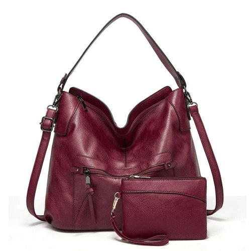 Levoire | Sac À Main En Cuir Vegan Tendance Avec Compartiment Intérieur Et Poche Pour Téléphone