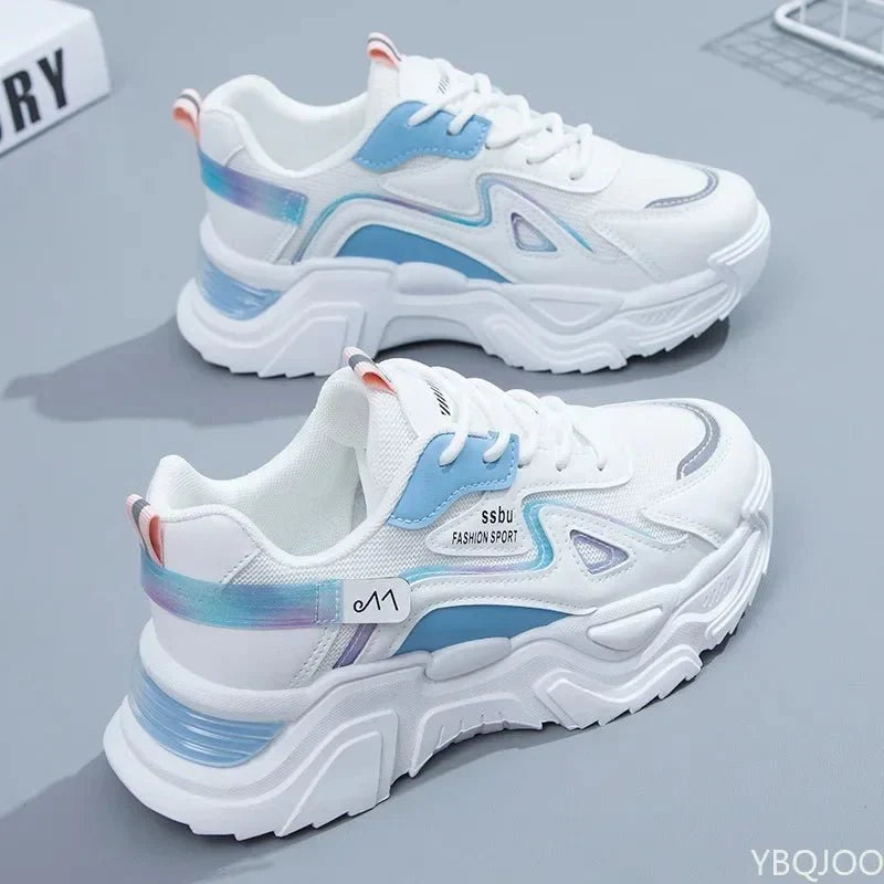 Levoire | Chunky Femmes Baskets Bleu